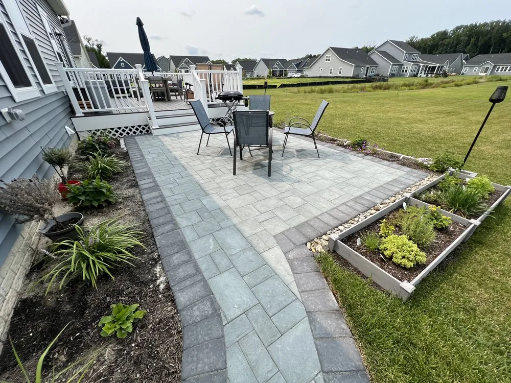 Top-rated landscape installation with custom design in Georgetown, DE by Eco Care Landscape