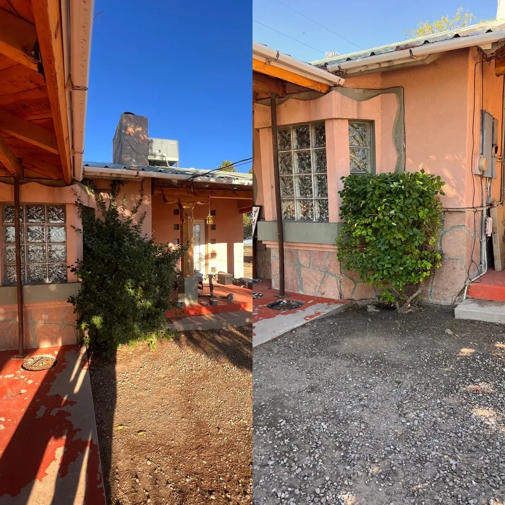 Custom outdoor landscaping in Roswell, NM by Eco Green Environmental