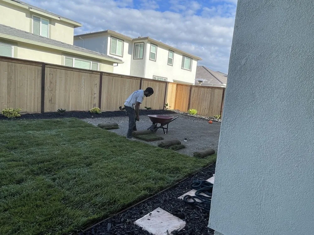 Professional landscape installation for outdoor upgrades in Sacramento, CA by Eco Green Landscaping