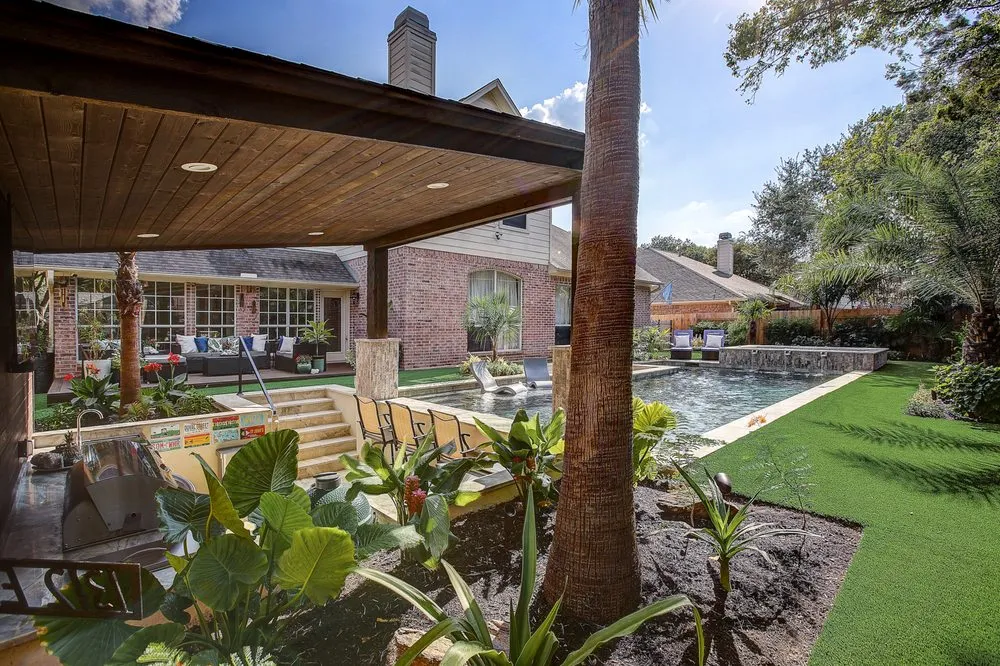 Local landscape installation in Leander, TX - Eco Irrigation and Landscaping