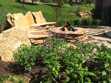 Custom outdoor landscaping in Sewickley, PA by Eco Land Designs