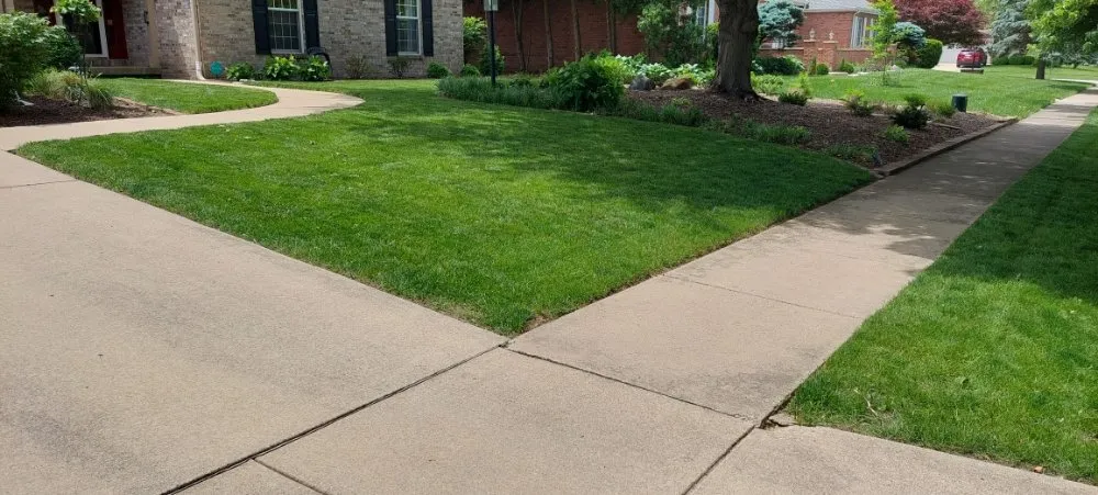 Professional lawn care service in Urbana, IL by Eco-Land Mowing Service