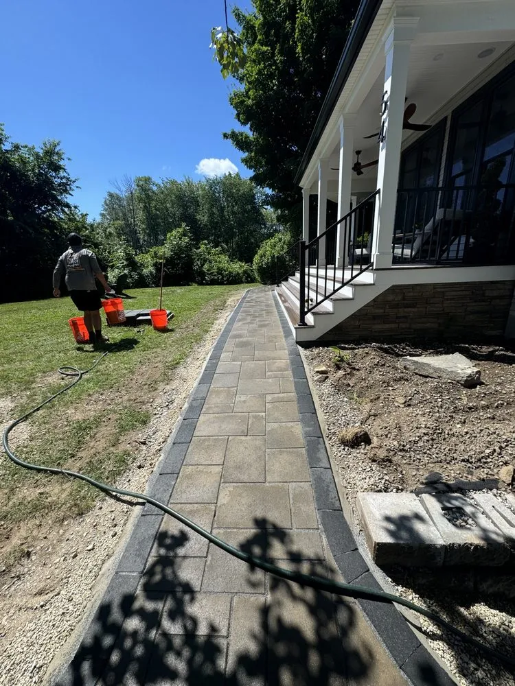 Professional yard maintenance with custom design across Dover, NH - Eco Landscaping