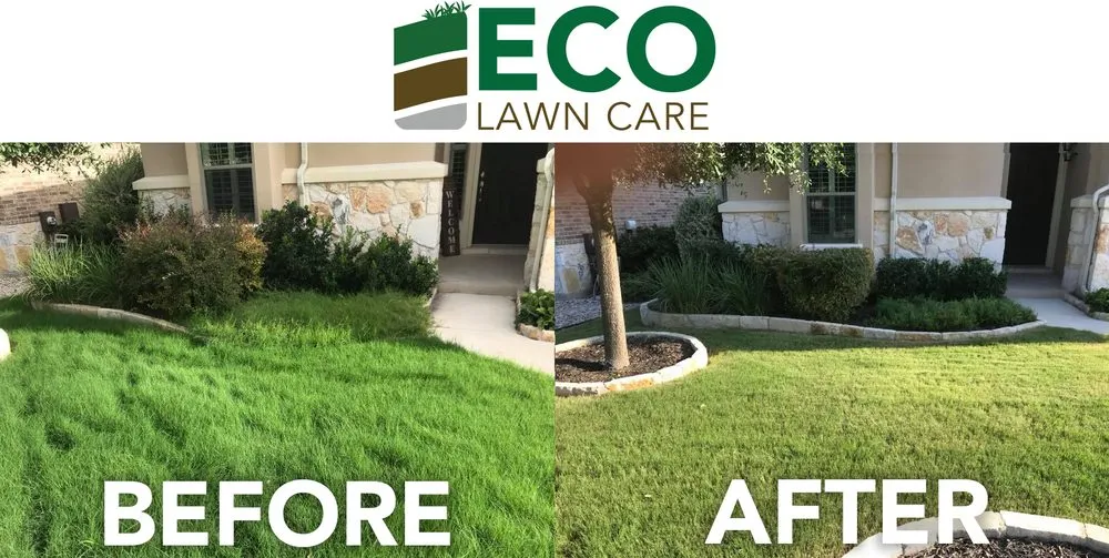 Expert lawn care service for residential properties in Leander, TX by Eco Lawn Care