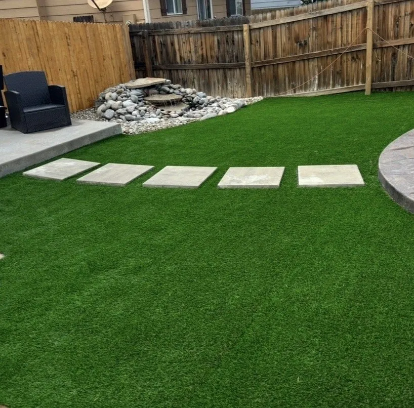 Custom landscape installation in Denver, CO by Eco Scapes Landscaping & Design