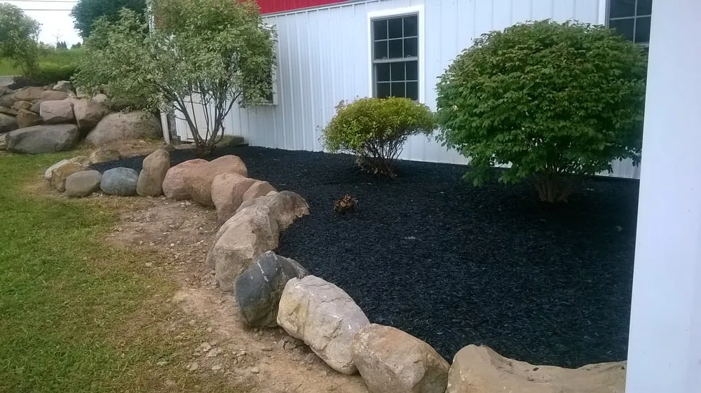 Local landscape design in Mebane, NC - Eco-Smart Rubber Mulch Systems
