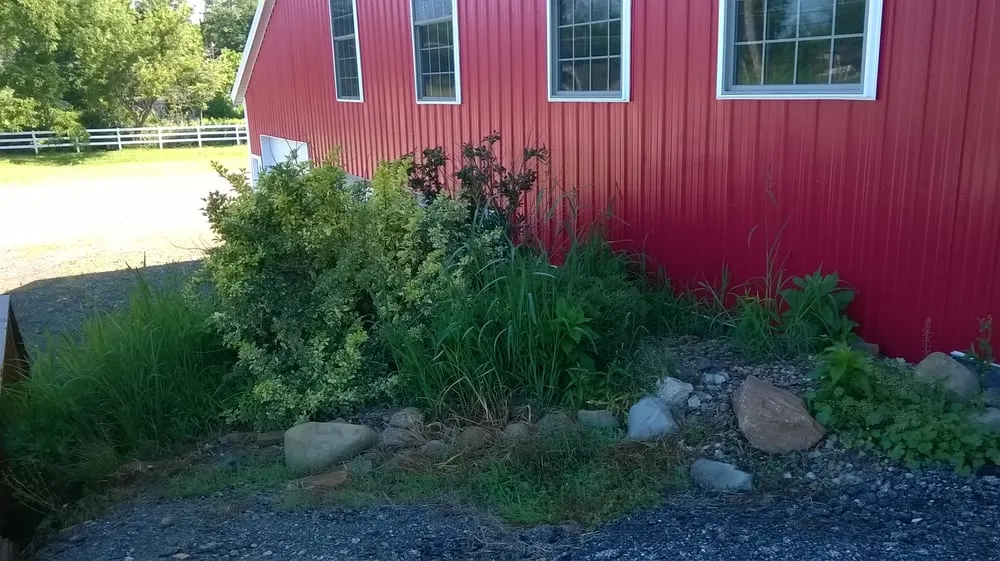 Custom garden landscaping for homes across Mebane, NC - Eco-Smart Rubber Mulch Systems