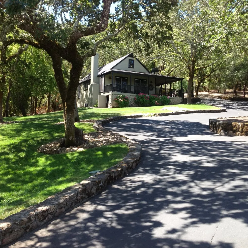 Local lawn care service with custom design in Santa Rosa, CA by EcoCut and Trim