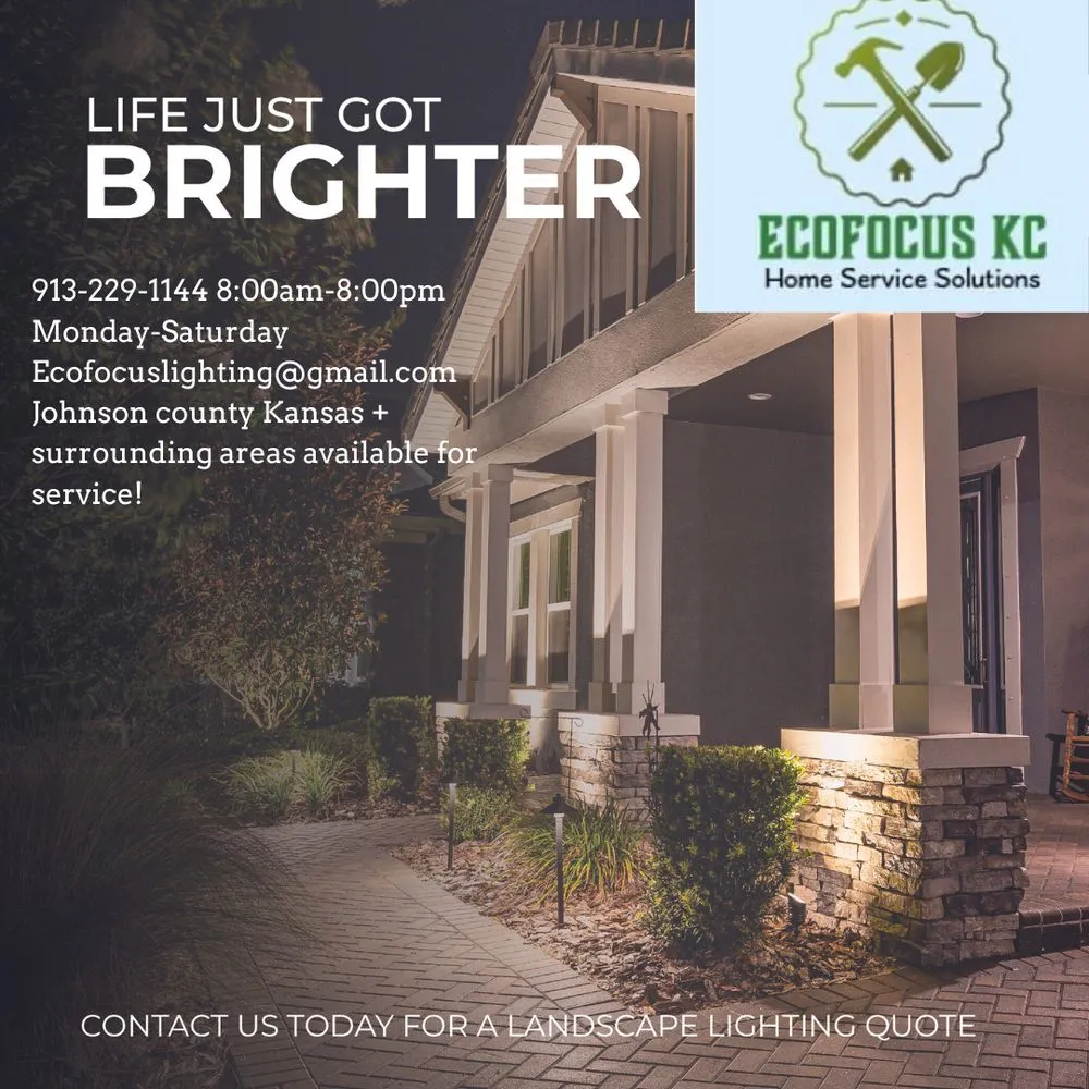 Professional landscaping services with custom design in Shawnee, KS by EcoFocus Lighting and Landscape