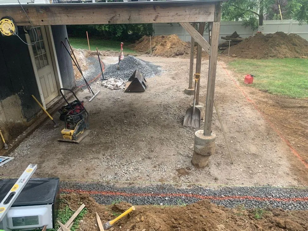 Expert yard cleanup service with custom design in Framingham, MA by Ecoland Landscaping & Masonry