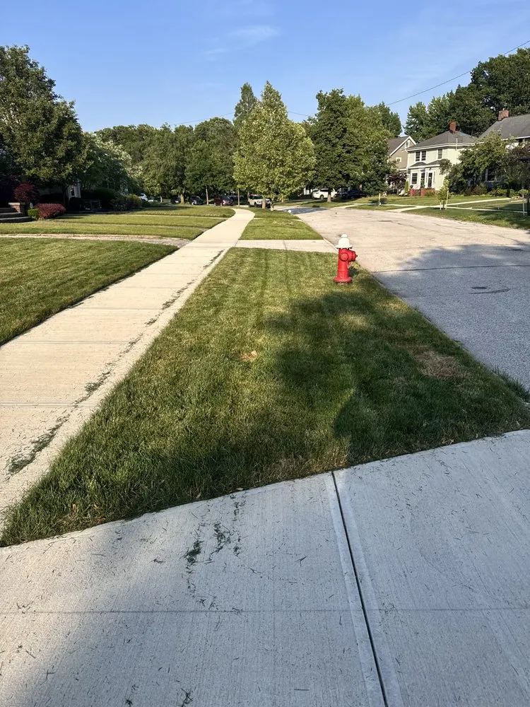 Custom garden landscaping in Cleveland, OH by EcoMow Lawncare