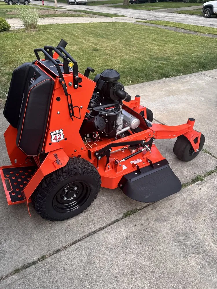 Custom outdoor landscaping for homes in Cleveland, OH by EcoMow Lawncare