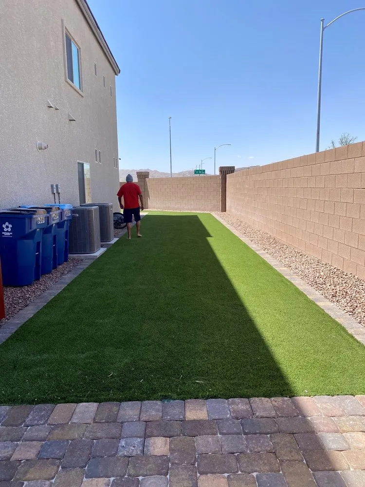 Custom residential landscaping in Las Vegas, NV by Economy Landscaping