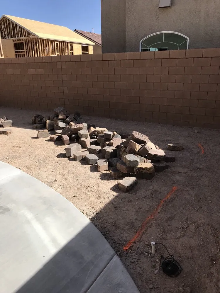 Professional yard cleanup service with custom design across Las Vegas, NV - Economy Landscaping