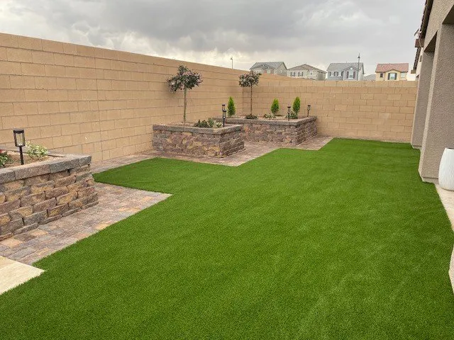 Local garden landscaping for beautiful yards in Las Vegas, NV by Economy Landscaping