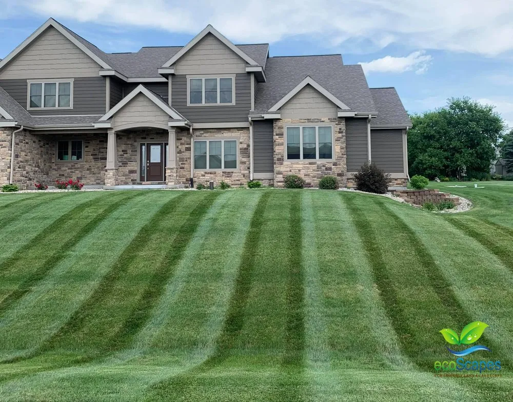Expert lawn mowing service in Omaha, NE - EcoScapes