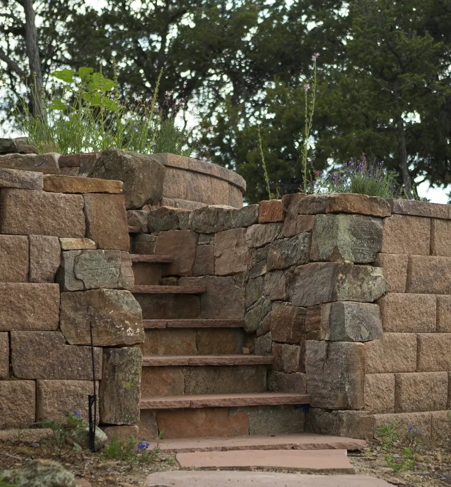 Professional lawn care service with custom design in Santa Fe, NM by EcoScapes