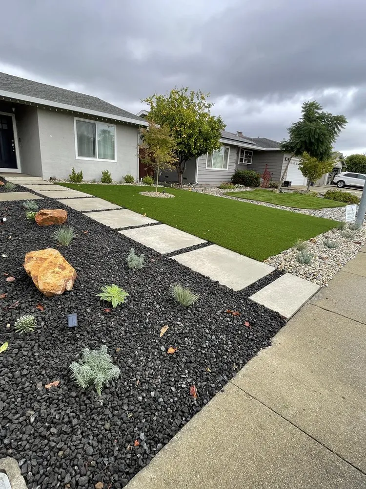Local landscape installation in Fremont, CA - Ecosite Landscaping