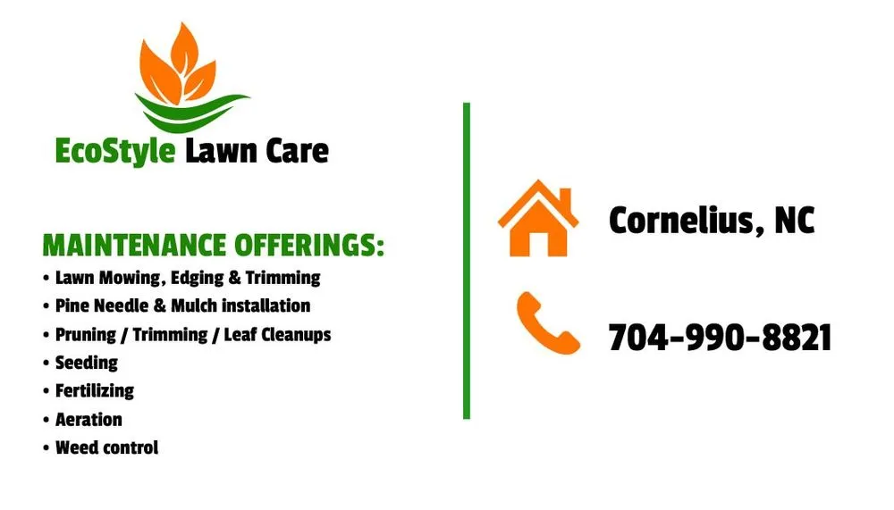 Custom lawn care service in Cornelius, NC - EcoStyle Lawn Care