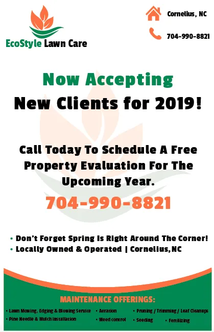 Reliable yard cleanup service in Cornelius, NC by EcoStyle Lawn Care