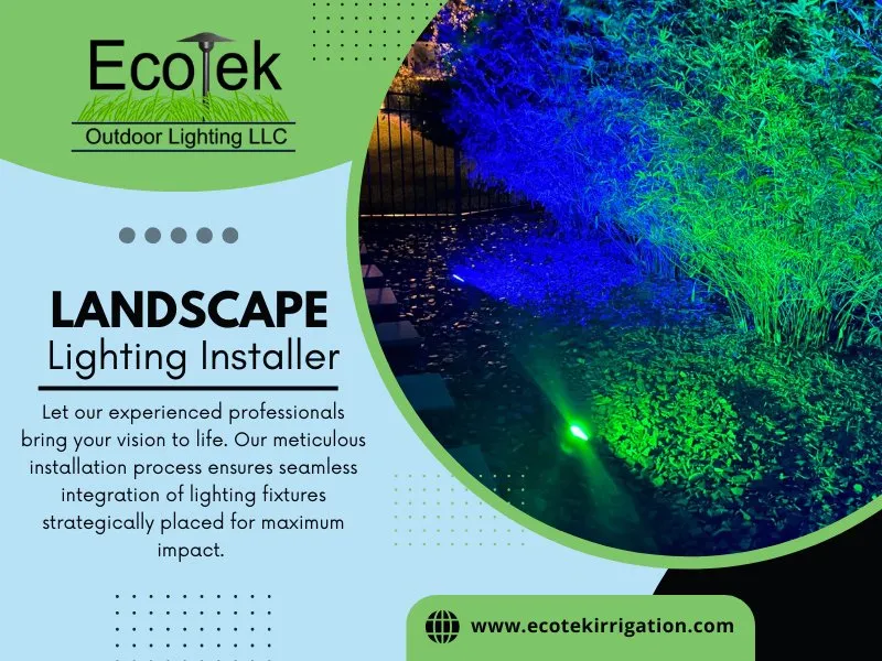 Professional garden landscaping for homes in Clermont, FL by Ecotek Outdoor Lighting
