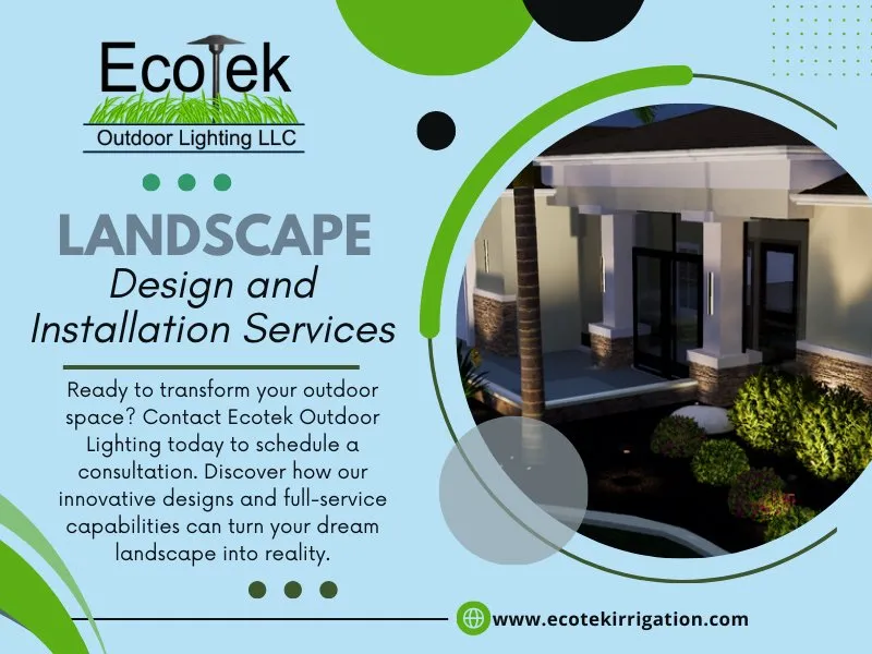Affordable outdoor landscaping in Clermont, FL by Ecotek Outdoor Lighting