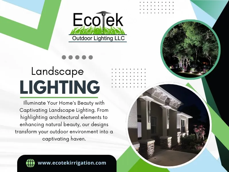Professional residential landscaping with custom design across Clermont, FL - Ecotek Outdoor Lighting