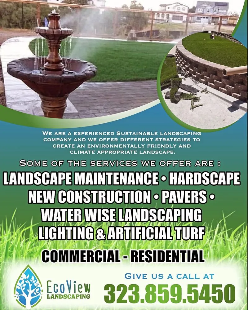 Affordable landscaping services in South Gate, CA by Ecoview Landscaping Services