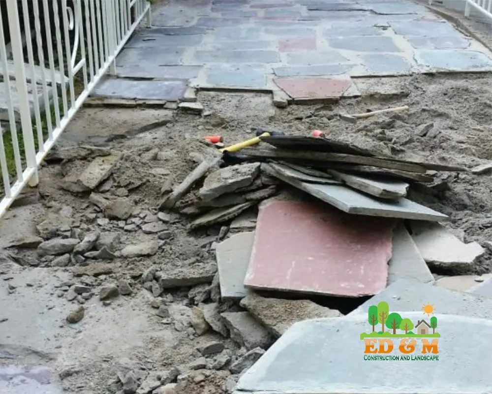 Custom yard maintenance for outdoor upgrades in Lynn, MA by ED & M Construction & Landscape