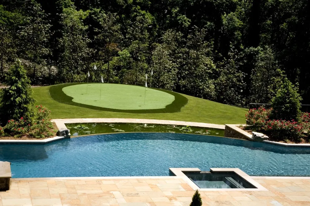 Custom lawn mowing service in Roswell, GA by Ed Castro Landscape Inc