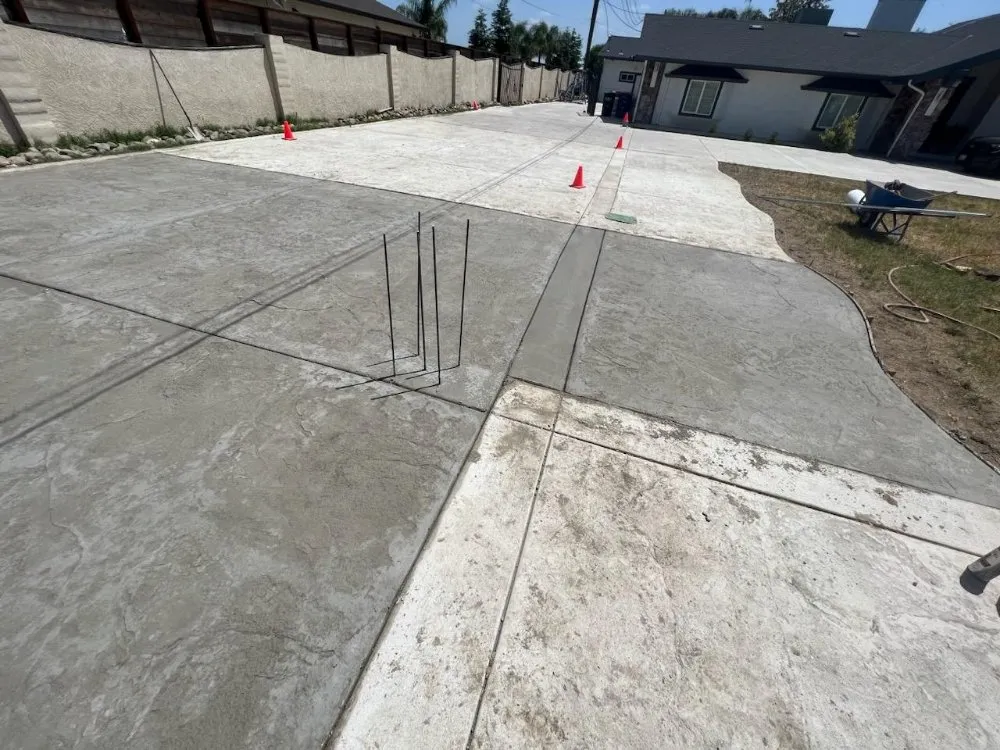 Custom landscape design for residential properties in Manteca, CA by Ed Landscape Concrete Construction