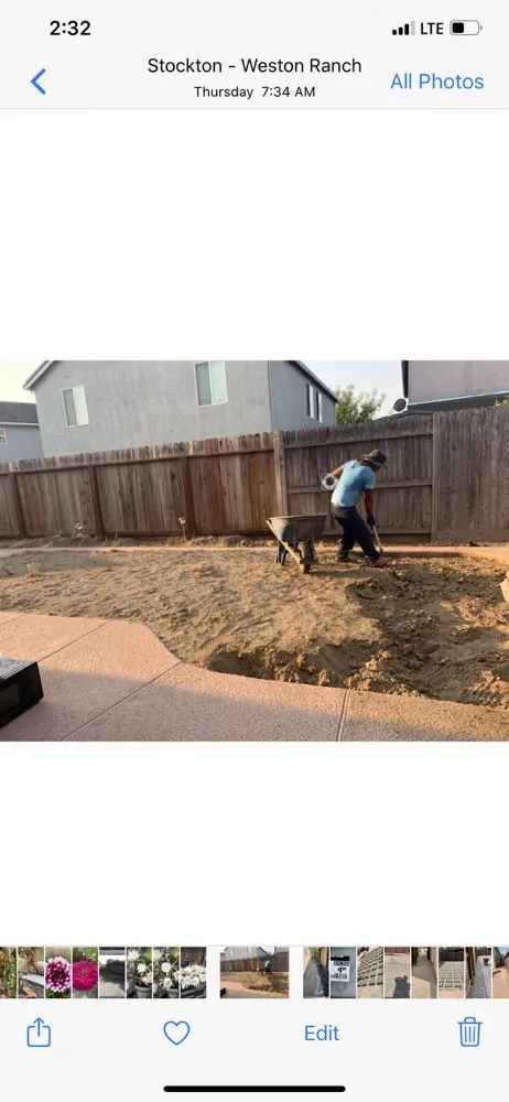 Trusted outdoor landscaping in Stockton, CA by Eddie's Landscaping