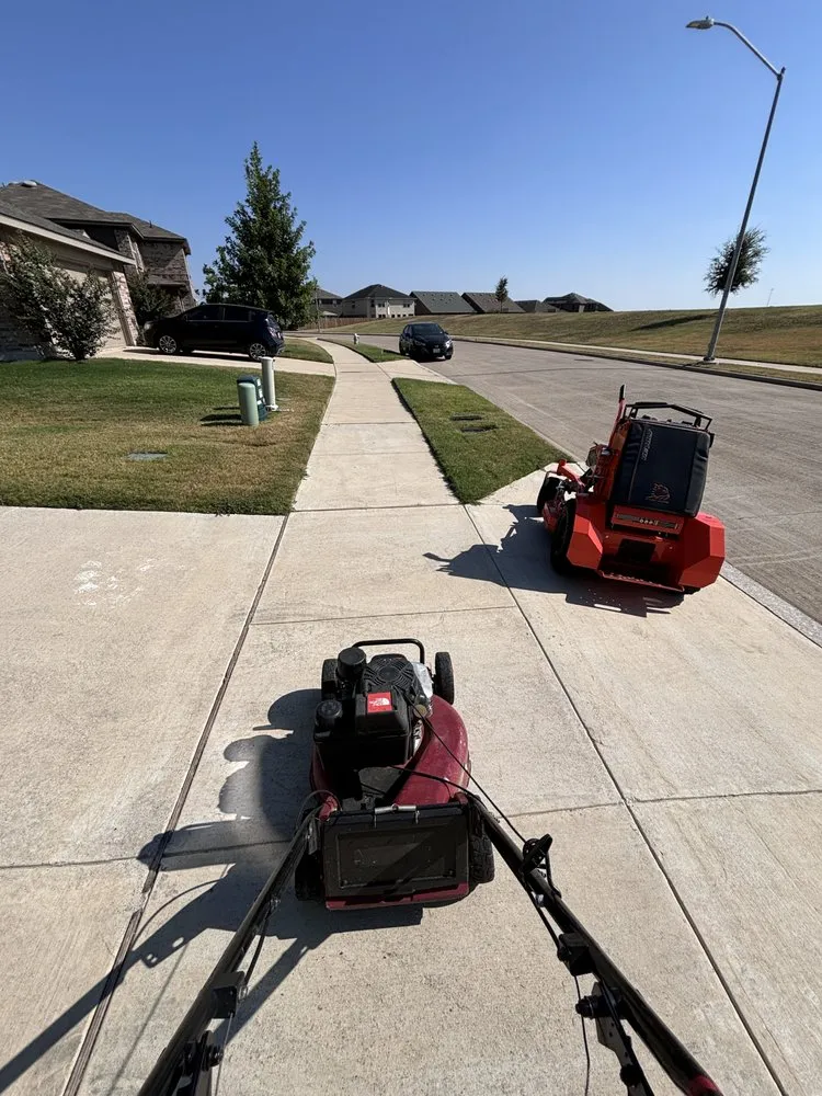 Local lawn care service for residential properties in White Settlement, TX by Eddies Lawn Care