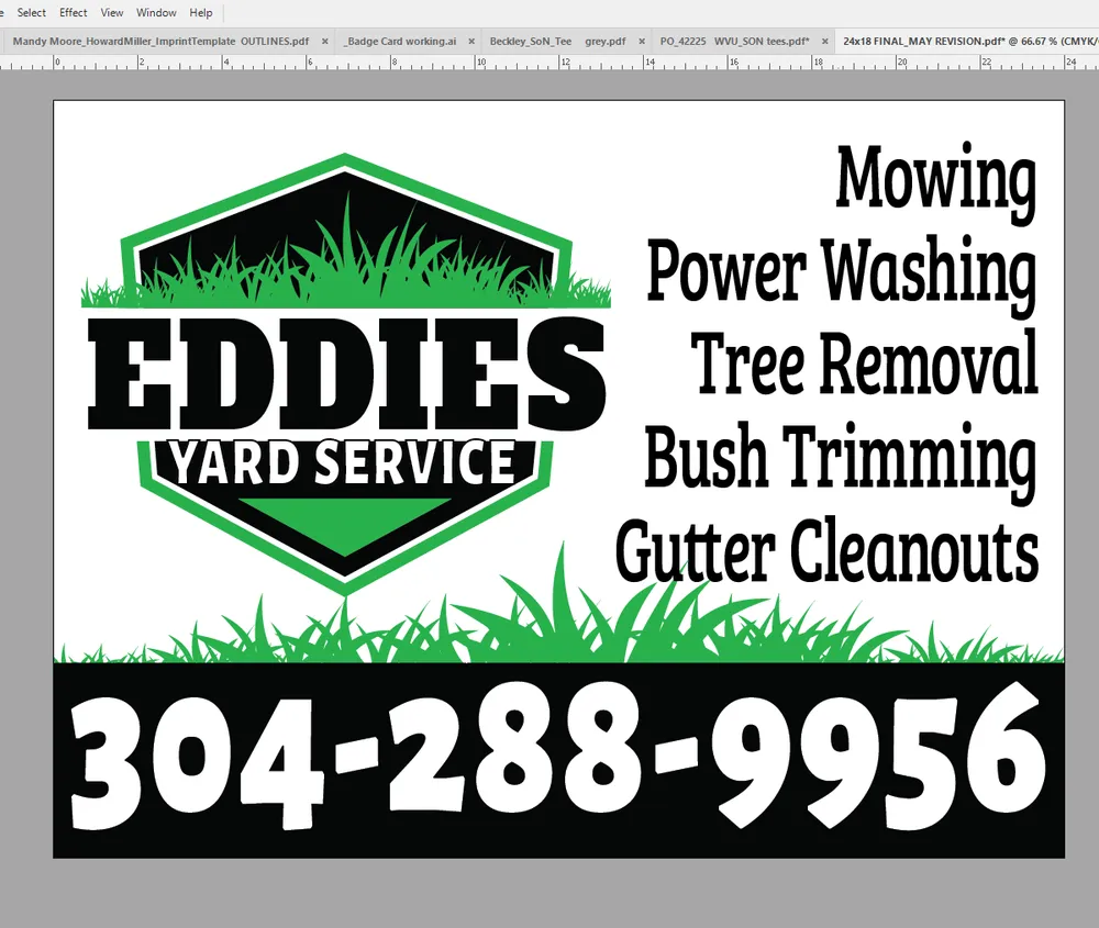 Expert lawn mowing service for beautiful yards in Morgantown, WV by Eddies Yard Service