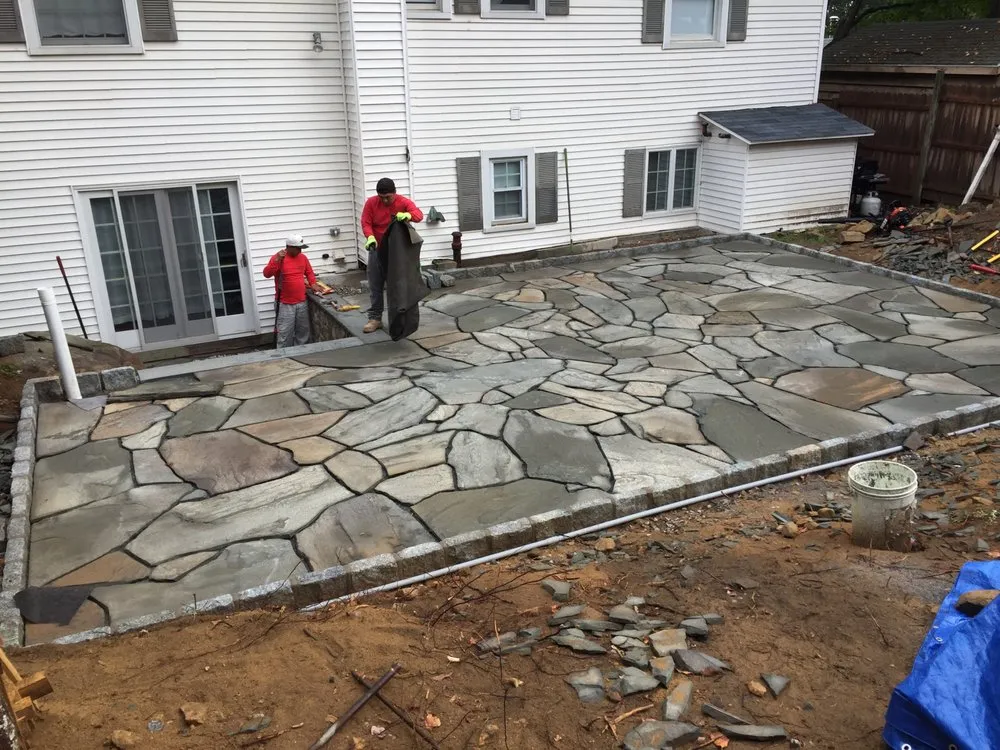 Reliable landscaping services with custom design in Yorktown Heights, NY by Eddie's Yard