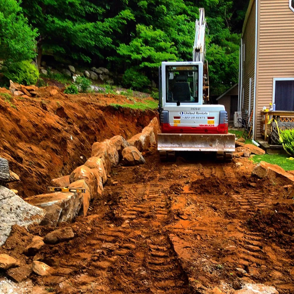 Local landscape installation in Yorktown Heights, NY by Eddie's Yard