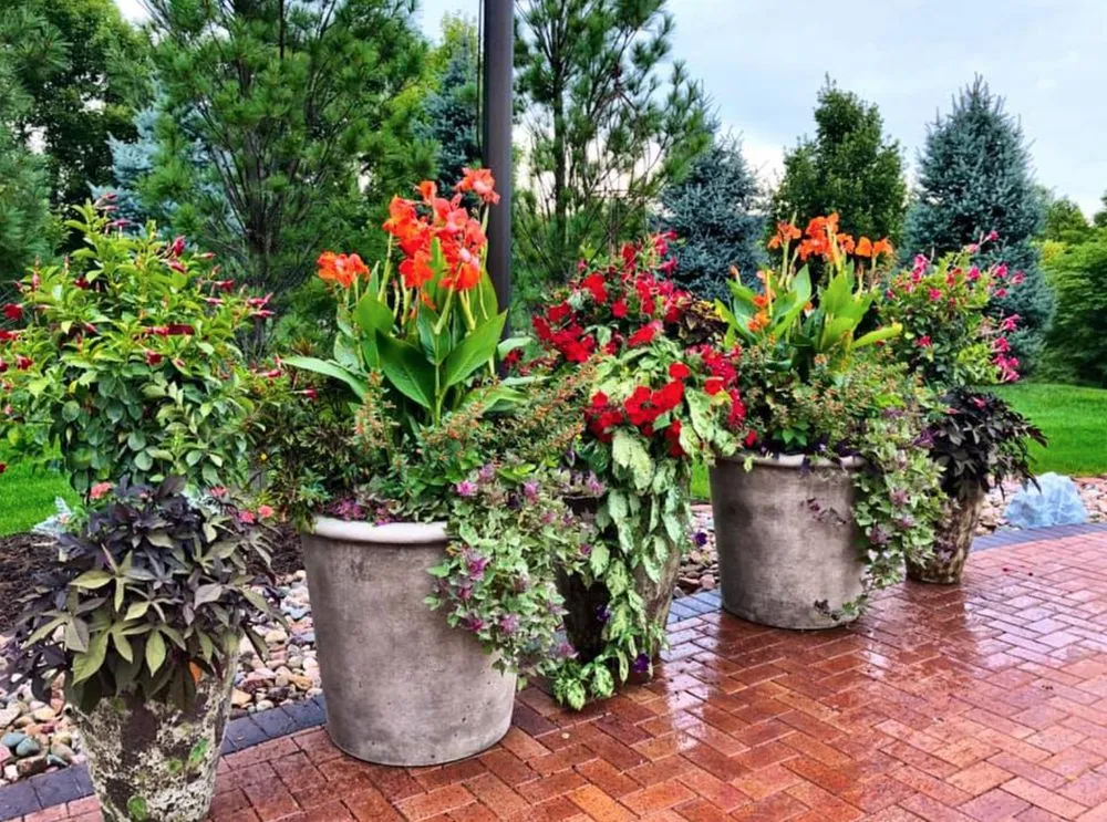 Custom landscape installation with custom design in Omaha, NE by Eden Artistry