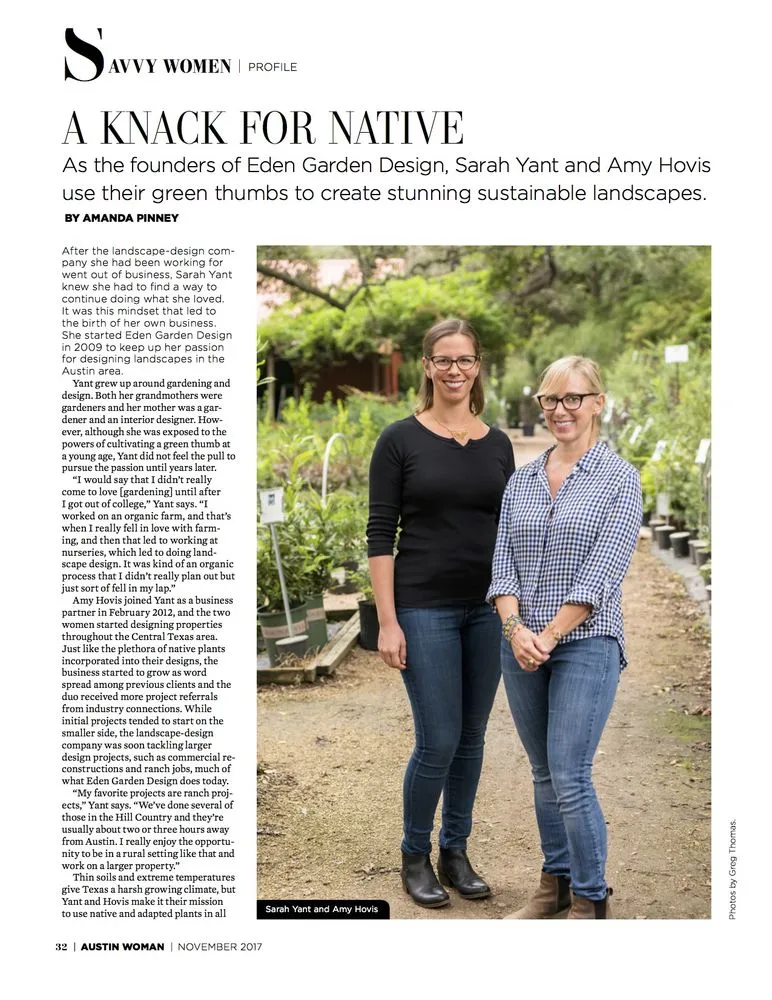 Expert lawn care service in Austin, TX by Eden Garden Design