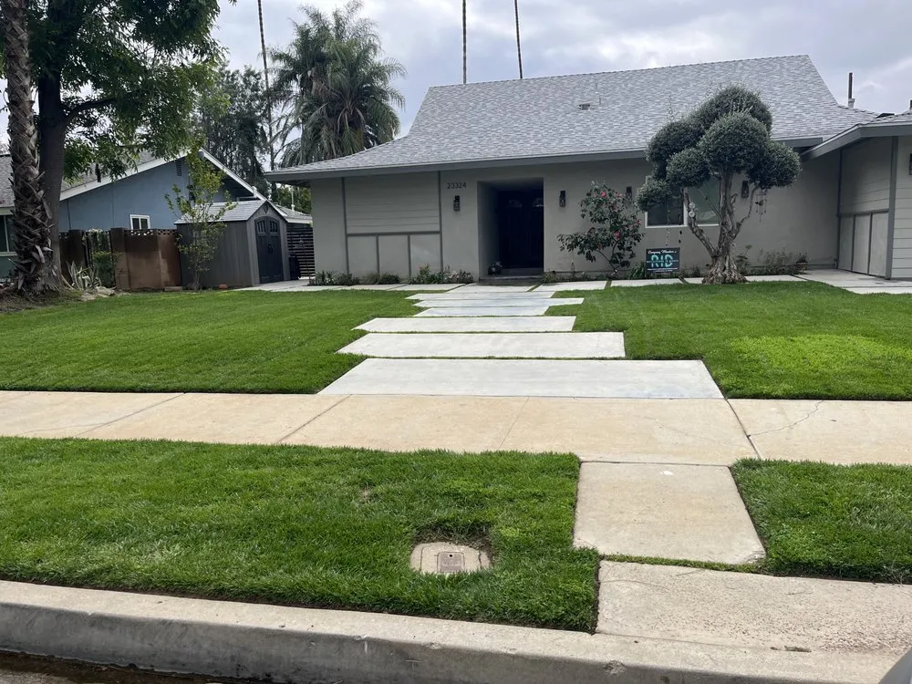 Professional outdoor landscaping for residential properties in Los Angeles, CA by Eden gardener