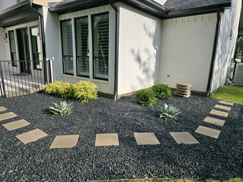 Professional lawn mowing service in Little Elm, TX by Eden Landscaping