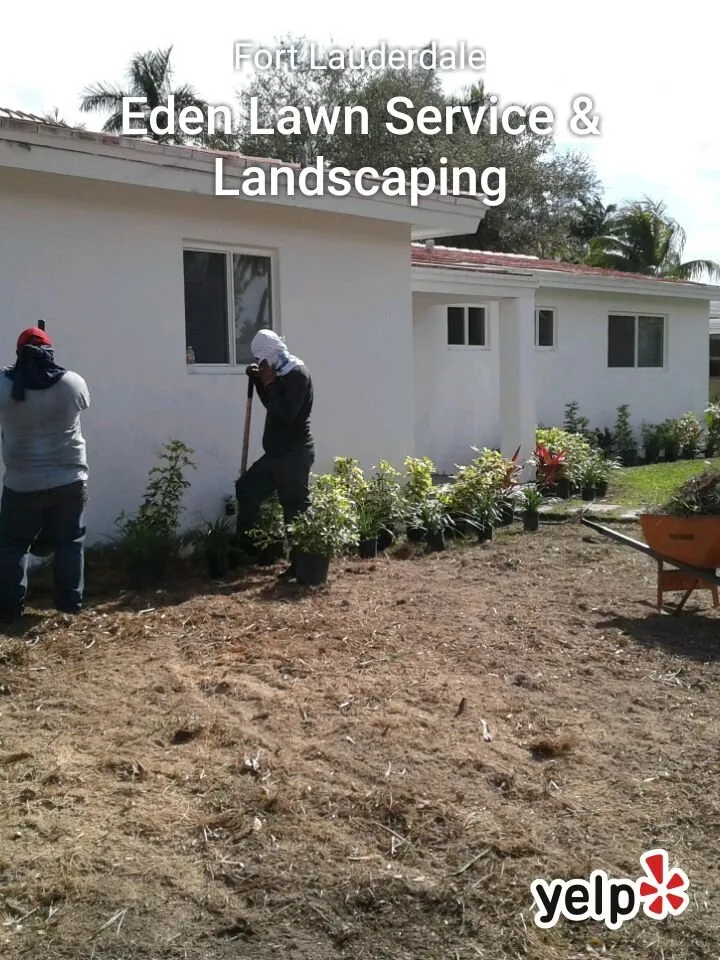Professional garden landscaping for residential properties across Fort Lauderdale, FL - Eden Lawn Service & Landscaping