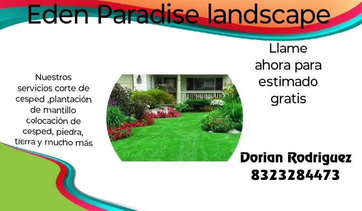 Expert lawn mowing service for residential properties in Houston, TX by Eden Paradise Landscape