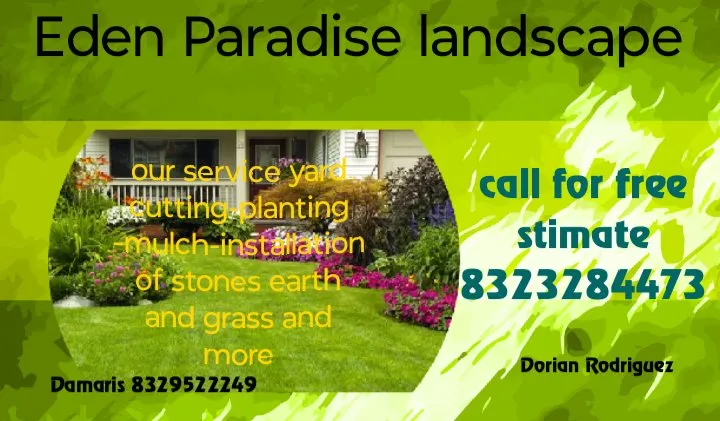 Trusted residential landscaping in Houston, TX by Eden Paradise Landscape