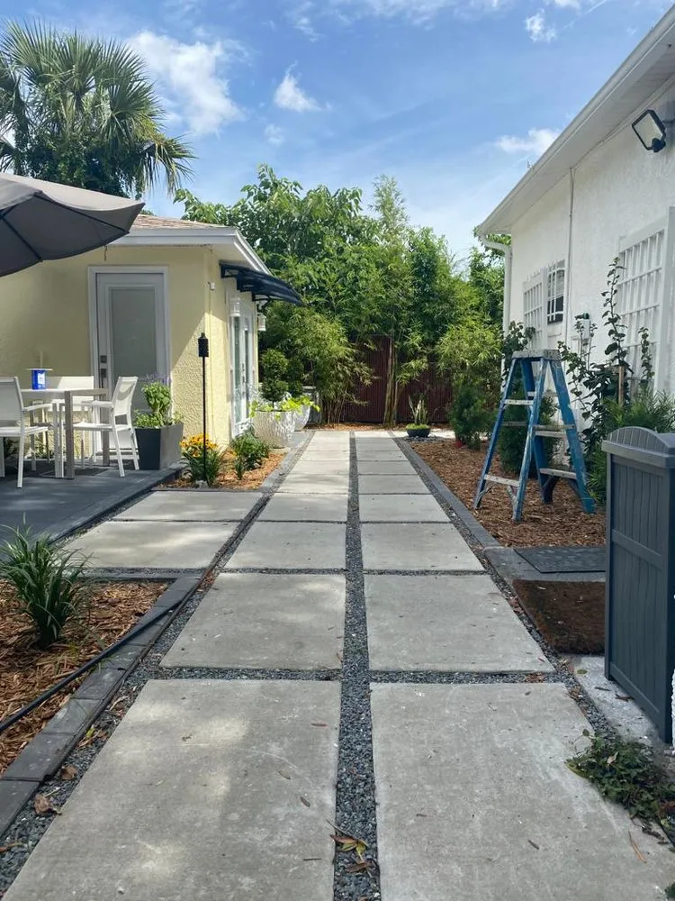 Custom landscape installation in DeLand, FL by Edens Garden Landscape