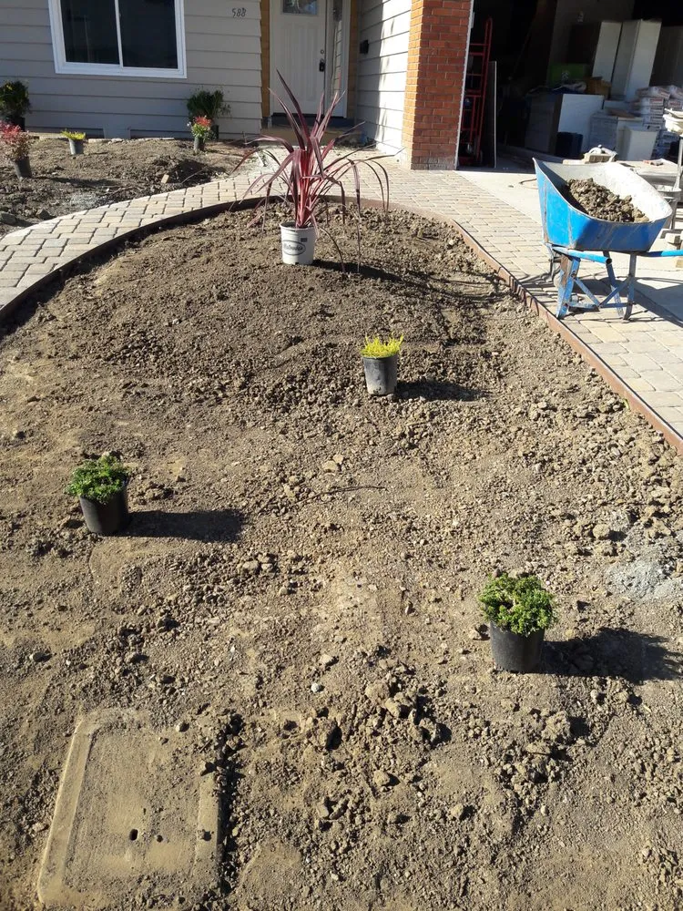 Professional landscape installation for residential properties in Menlo Park, CA by Edgar's Maintenance