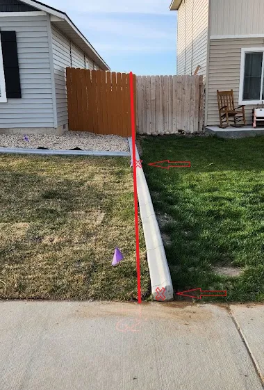 Custom garden landscaping in Nampa, ID - Edge It Curbing