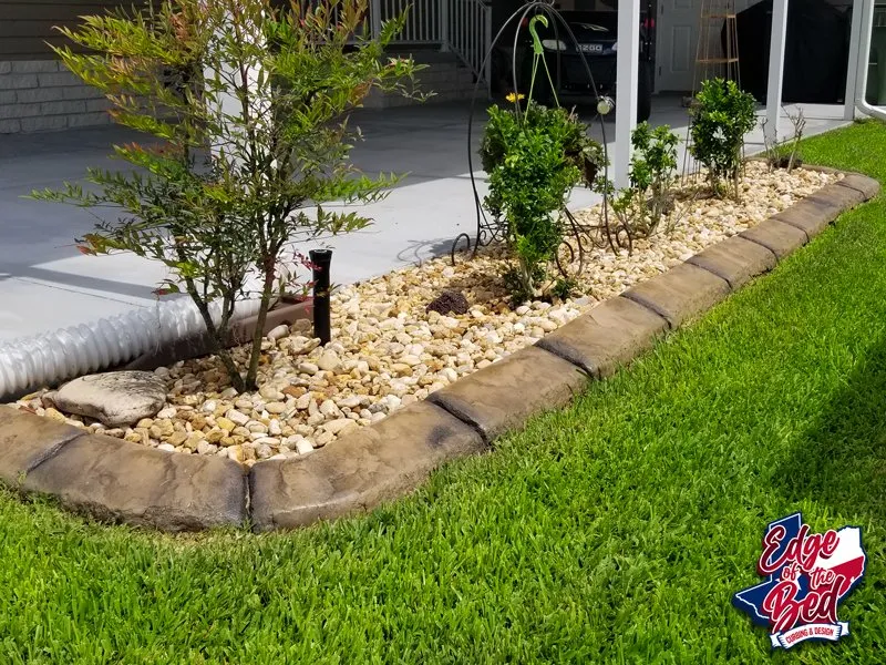 Local yard maintenance near you in Georgetown, TX by Edge Of The Bed Curbing And Design
