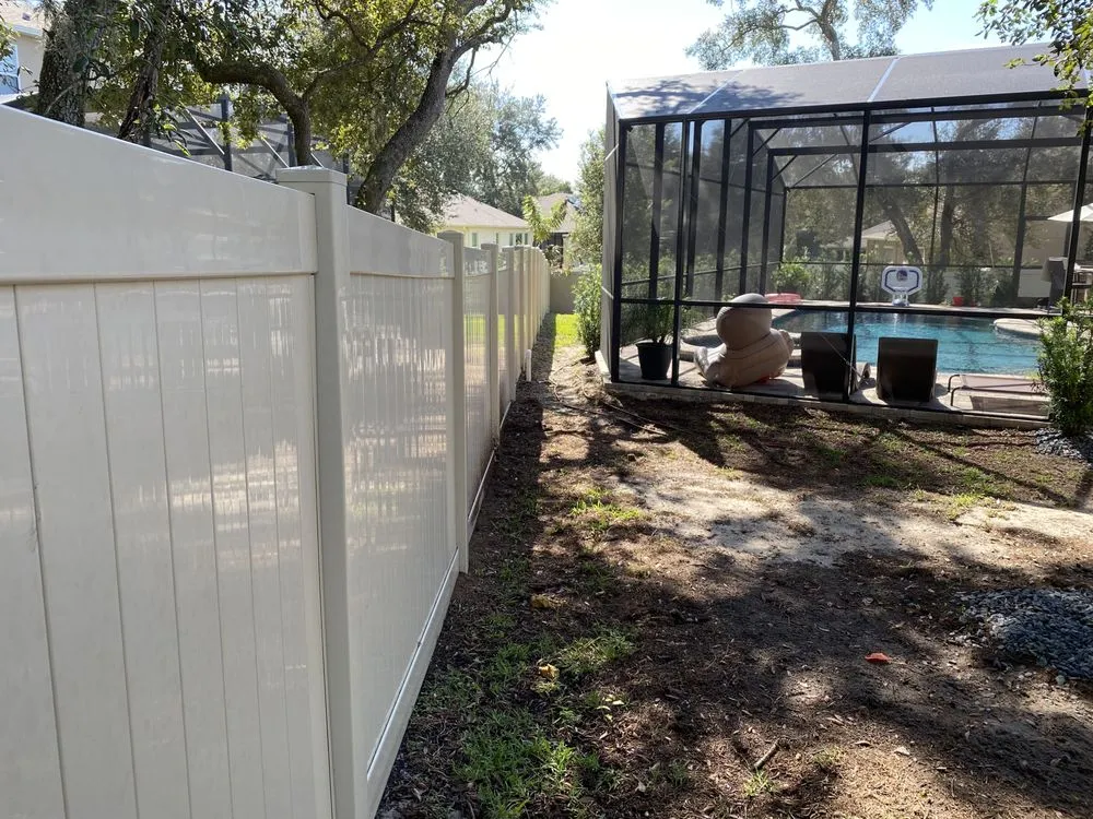 Custom lawn mowing service with custom design in Mount Dora, FL by Edge Outdoors