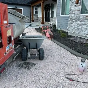 Affordable landscape installation in Hyde Park, UT by Edge Pro Decorative Landscape Curbing