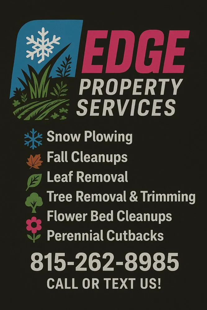 Local landscaping services for year-round maintenance in Prophetstown, IL by Edge Property Services